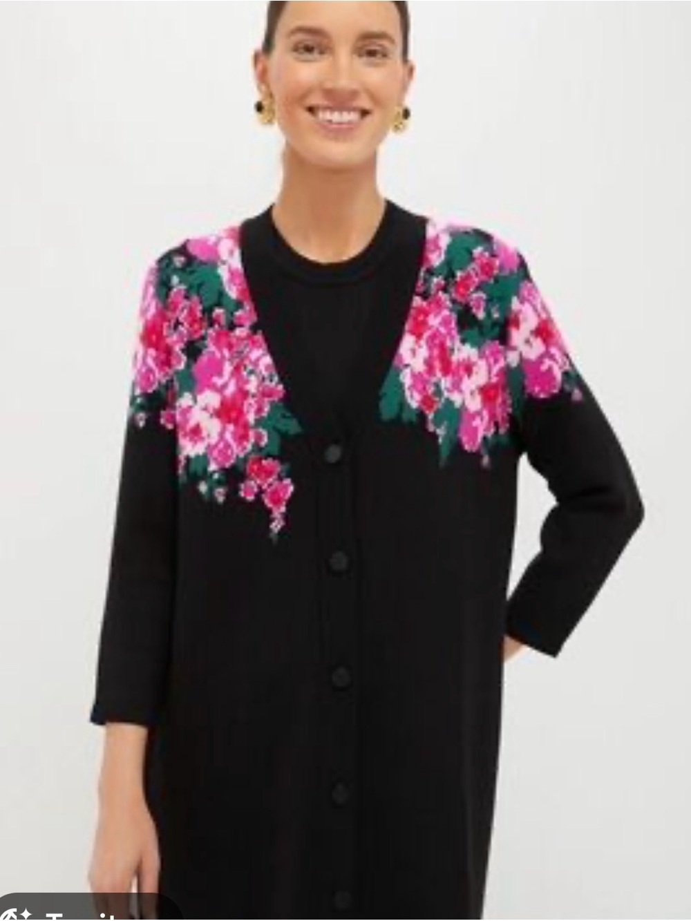 Tuckernuck Climbing Roses Long Cardigan NWT Small